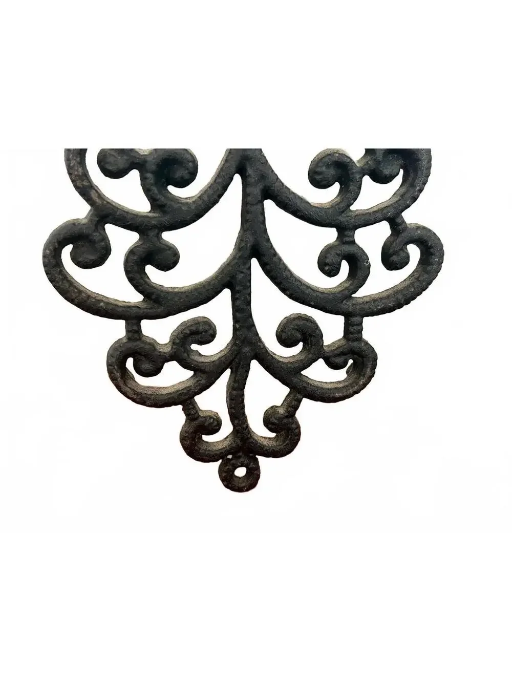 Vintage J.Z.H. 1951 Union Manufacturing Co Tree Of Life Cast Iron Footed Trivet